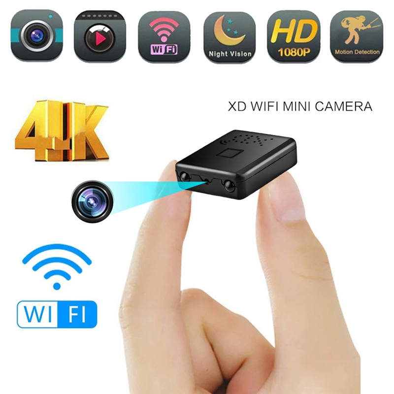 

4K Full HD 1080P Mini Ip Cam XD WiFi Камера ночного видения с ИК-детектором движения, видеокамера безопасности, HD-видеорегистратор