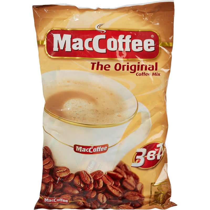 

Кофе MacCoffee 3 в 1 50пак.по 20г. 362501