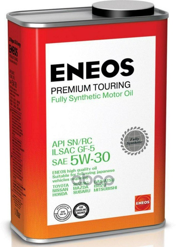 

ENEOS Моторное масло Eneos Premium Touring 5W-30 RC/SN синтетическое 1л