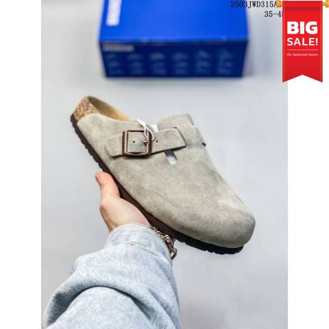 Birkenstock boston taupe suede 38 - купить недорого | AliExpress