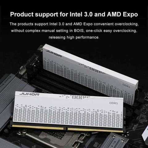 Juhor DDR5 6000MHz 16GB×2 32GB 動作確認のみ b1d38f4b9f08d0577b71c182f0af73