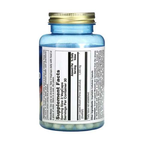 New Zealand Green Lipped Mussel, 1,500 mg, 90 Vegetarian Capsules (500 mg per Capsule)