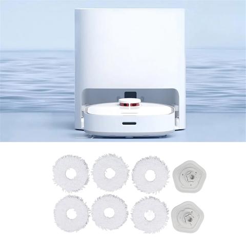 Тряпка для швабры пылесоса, Замена салфеток для уборки с держателем для аксессуаров робота-подметальщика Dreame Bot W10/W10 Pro