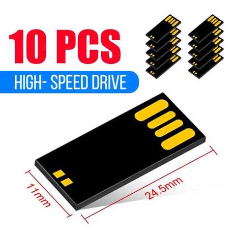 10/30/50/100 Шт. ОптОвая Продажа Чипов Флэш-памяти 2GB 4GB 8GB 16GB 32G Длинная Плата Памяти Флэш USB 2.0 U Диск Полуготовый Чип