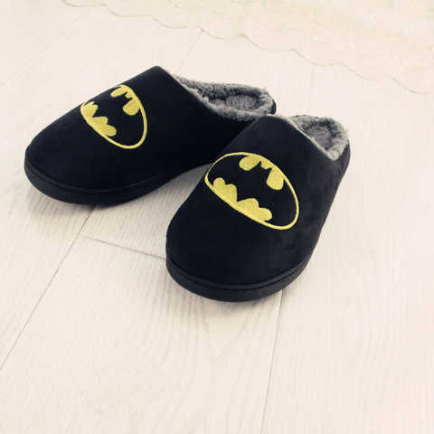 Оригинальные тапочки для пары Marvel Batman домашние тапочки с толстой подо