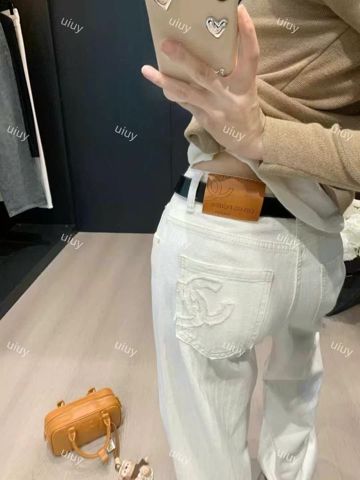 прочные Джинсы Chanel - премиум, сохраняют форму долго