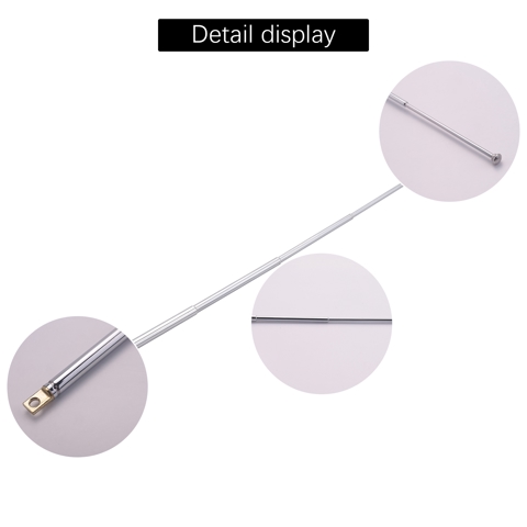 307 мм 12"5 секций телескопической антенны Дистанционная антенна для FM-радио и телевидения