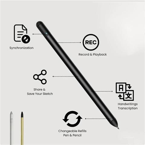 Syncify Digital Sketchbook Pro V2, интеллектуальная ручка для синхронизации по Bluetooth 5.0 и цифровой блокнот, инструмент для письма и создания заметок