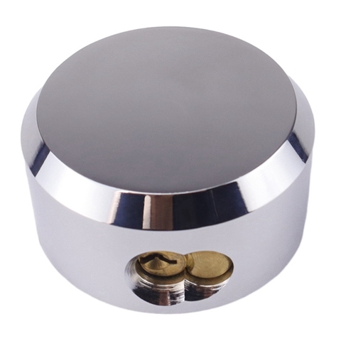 Навесные замки с дужками Cp-3184 из цельной стали с 2 ключами, закрывающими корпус замка, Универсальный защитный замок