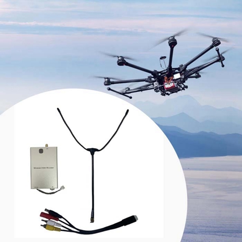 40-километровый видеоприемник VRX FPV 500 МГц Беспроводной аналоговый видеоприемник с передачей на большие расстояния