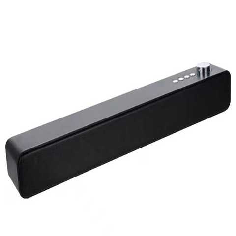MINISO Стильный НастольНый Компьютер Длинная Полоса Bluetooth-колонки Сабвуфер Двойные Динамики Слот Для TF-карты