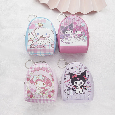 Cartoon coin purse Мини-рюкзак Melody Sanrio Миниатюрный Набор КанцелярсКих Принадлежностей Полный КомплеКт Креативная Детская И