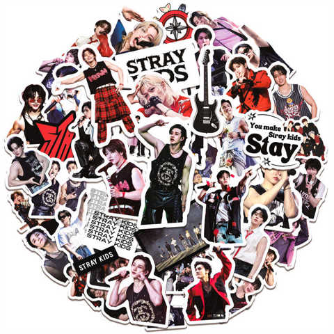 60 Наклеек Stray Kids World Tour С ИзображенИем Мускулистых Мужчин Блокнотов Водонепроницаемые Наклейки Для Украшения Чашек И А 