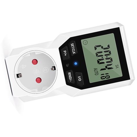 Умная розетка с таймером Цифровой электронный переключатель таймера EU Plug ЖК-дисплей Программируемый контроль времени Автоматическая защита