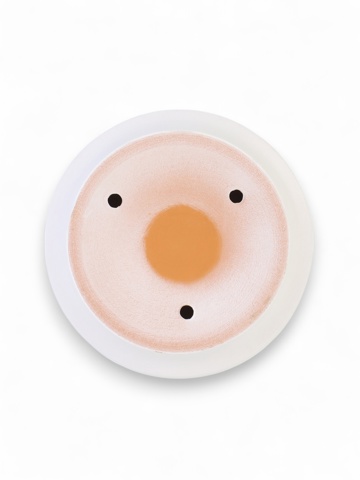 3 шт. Горшок - бонсайница 'Огма', для кактусов и суккулентов, 1.4 л, d18 см, h6.5 см, керамика, с поддоном, белый