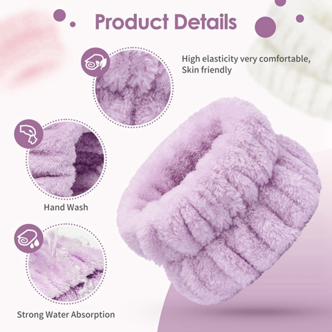 20 Шт Полотенец для запястья, как показано на рисунке, Фланель для мытья лица, Браслет для мытья лица, Спа-браслет для мытья запястья из микрофибры, Браслет для мытья запястья