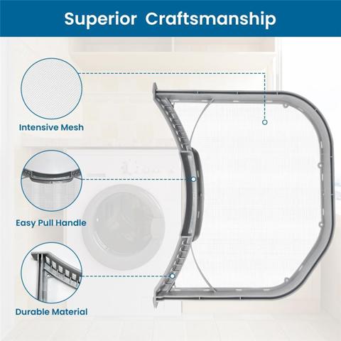 2 Упаковки ADQ56656401 Для замены фильтра для сушки ворса в сушилке /Kenmore/Kenmore Elite Сито для сушки ворса с очистительной щеткой