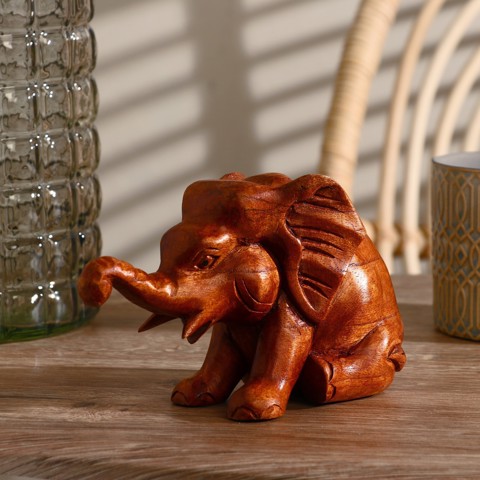 Сувенир 'Слоник', 16x11x8 см, дерево