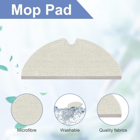 Набор аксессуаров для робота-пылесоса Dreame D9 / D9 Max / L10 Pro, Роликовые щетки, Фильтры, Накладки для швабры, Боковые щетки