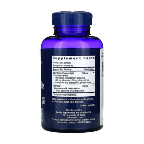 Life Extension, Advanced Milk Thistle, 120 Softgels