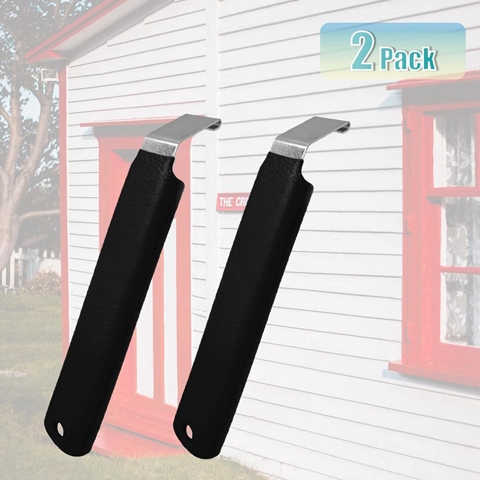 Инструмент для снятия Винилового Сайдинга из 2шт, Инструмент для крепления Винилового Сайдинга на Молнии Со Стальным Лезвием И Длинной Ручкой, Инструмент для Установки и Снятия