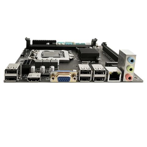 Материнская плата B75M ITX LGA 1155 для настольных ПК с поддержкой оперативной памяти DDR3, интерфейсом NGFF NVME M.2, базовой платой USB SATA3.0