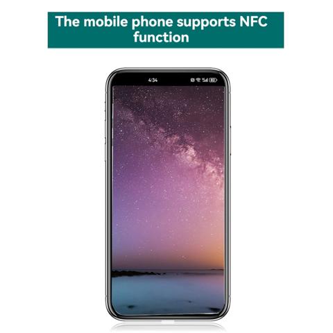 25-миллиметровая RFID-метка контрольно-пропускных пунктов Guard Tour Patrol System Антиметаллический чип NFC 213 13,56 МГц 144 байта белого цвета