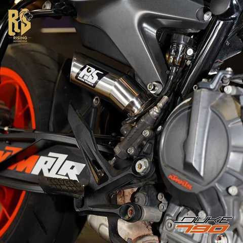 Оригинальный RS Подходит Для Мотоцикла KTM DUKE 790 890 Модифицированная Выхлопная Труба Из Нержавеющей Стали Прямая Секция С