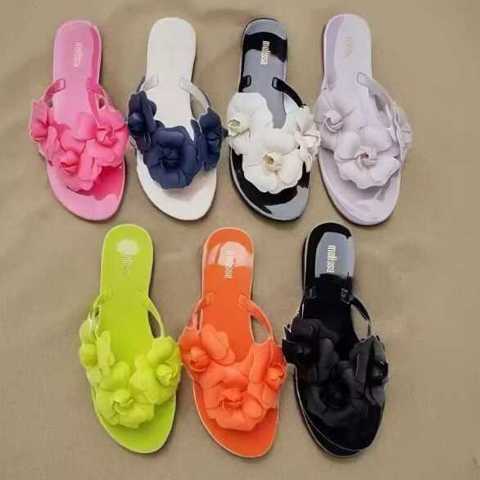 Женские сандалии Melissa 2025 New Camellia, пляжные шлепанцы с нескользящей подошвой, плоские сандалии из желеобразного материал