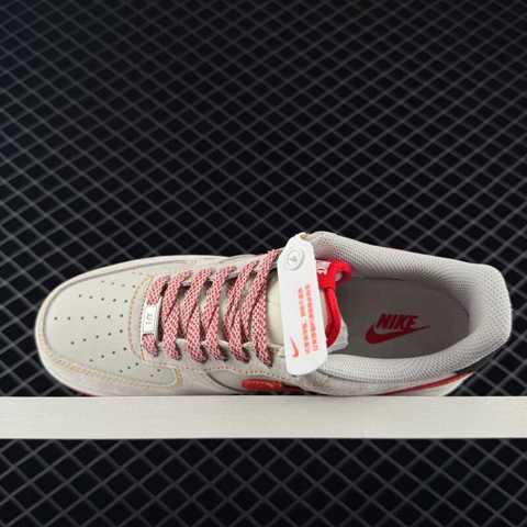 кроссовки Обувь Винтаж Nike Air Force 1 07 Low: Лимитированная серия Year Horse, низкие кроссовки Air Force One для повседневной