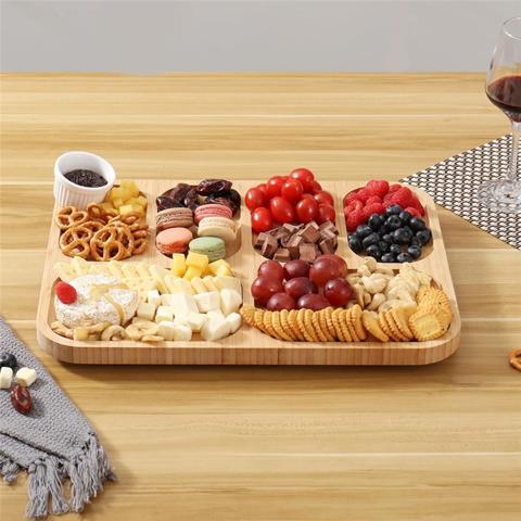 Переносная сырная доска для путешествий Доска для нарезки мяса с прозрачной Крышкой Коробки Разделочные доски для Кухни