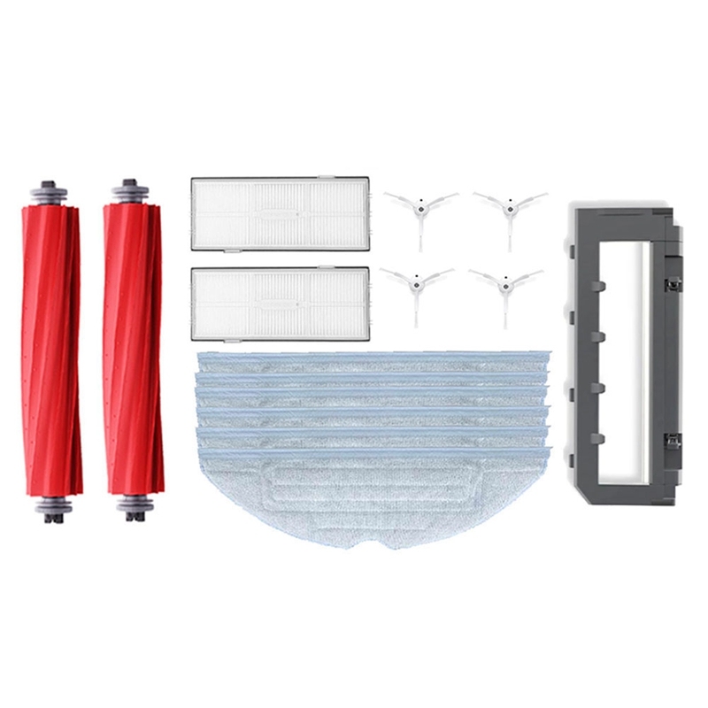 

15 шт. для робота-пылесоса Roborock S7 T7S Plus G10 G10S Pro Сменная швабра, Ткань для чистки, Щетка, Тряпка для фильтра, Аксессуары