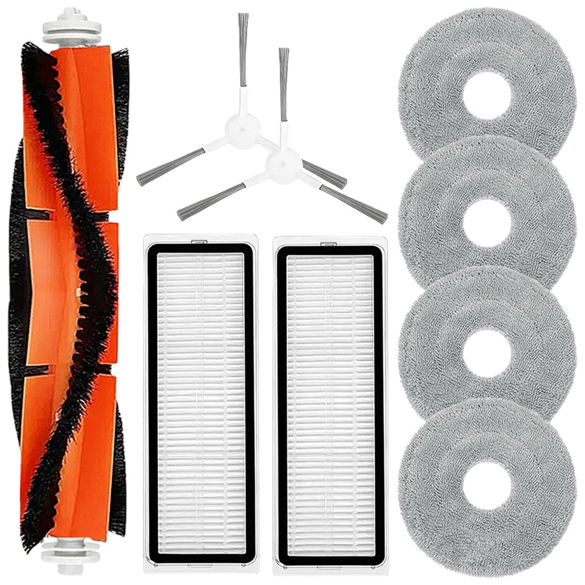 

Для Xiaomi S20 Plus S20 + Робот-пылесос Основная боковая щетка Hepa Фильтр Тряпка для швабры Запасные части Аксессуары