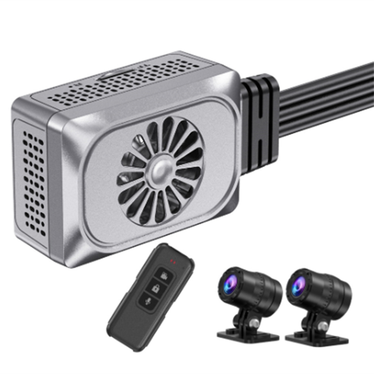 

Мотоциклетная камера Wi-Fi без экрана Ultra HD 2K + 2K GPS Мотоциклетный видеорегистратор 1440P с двумя объективами Водонепроницаемый видеорегистратор для видеорегистратора