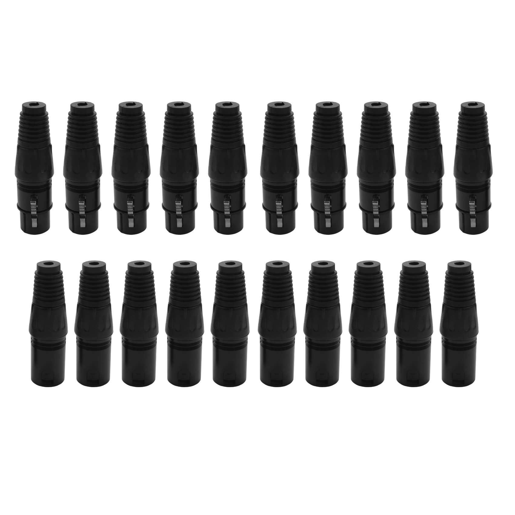 

20шт 3Pin Xlr Кабель-удлинитель для микрофона от мужчины к женщине Микрофонные кабели Штекер аудиоразъема Адаптер для микрофонного аудиоразъема