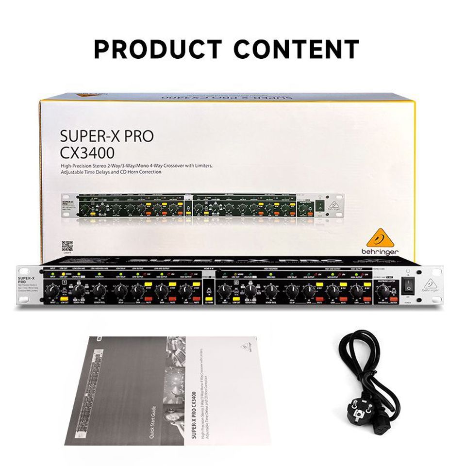 Behringer-Super-X PRO CX3400 Высокоточный электронный кроссовер