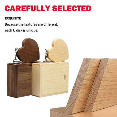 30 Шт./лот Деревянная USB Флешка 2.0 4 ГБ/8 ГБ/32 ГБ/64 ГБ Флеш-накопитель + Коробка Бесплатный Логотип Для ФотограФии