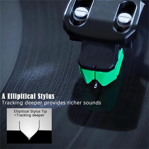 Замена иглы проигрывателя для стилуса AT-VMN95E, Эллиптической иглы поворотного стола для Audio-Technica AT-LP120X