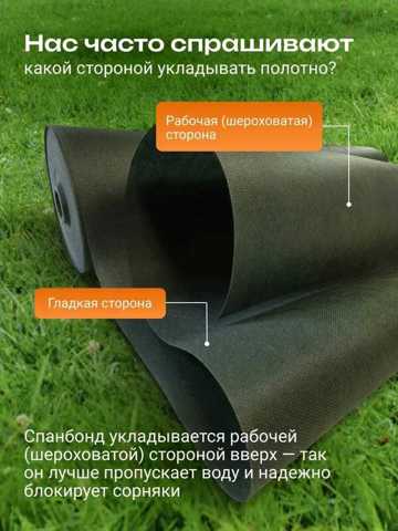 Дорожка Садовая Между Грядок От Сорняков 100 0.8х20 Рулонная