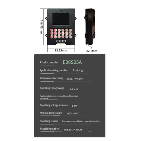 Активный балансировщик титаната лития 6S Активный балансировщик 6S Выравниватель передачи энергии