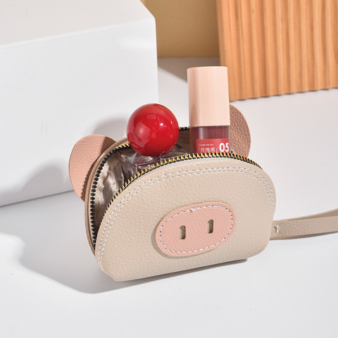 Cartoon coin purse Милый Портмоне Женщин Миниатюрная Ручная Монет Ключница Хранения Держатель Для Карт Кожаная Маленькая Сумка