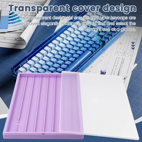 Водонепроницаемый Ящик для хранения Колпачков Клавиш для Отображения и Сбора Колпачков клавиш клавиатуры с Крышкой D