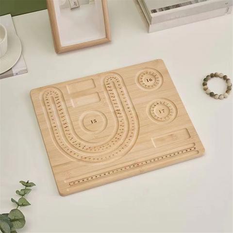 Доска Идеальный инструмент для изготовления ювелирных изделий и проектов по бисероплетению Дизайн браслетов ожерелий Коврики для бисероплетения Лотки, 35 X 28,5 X 1 см