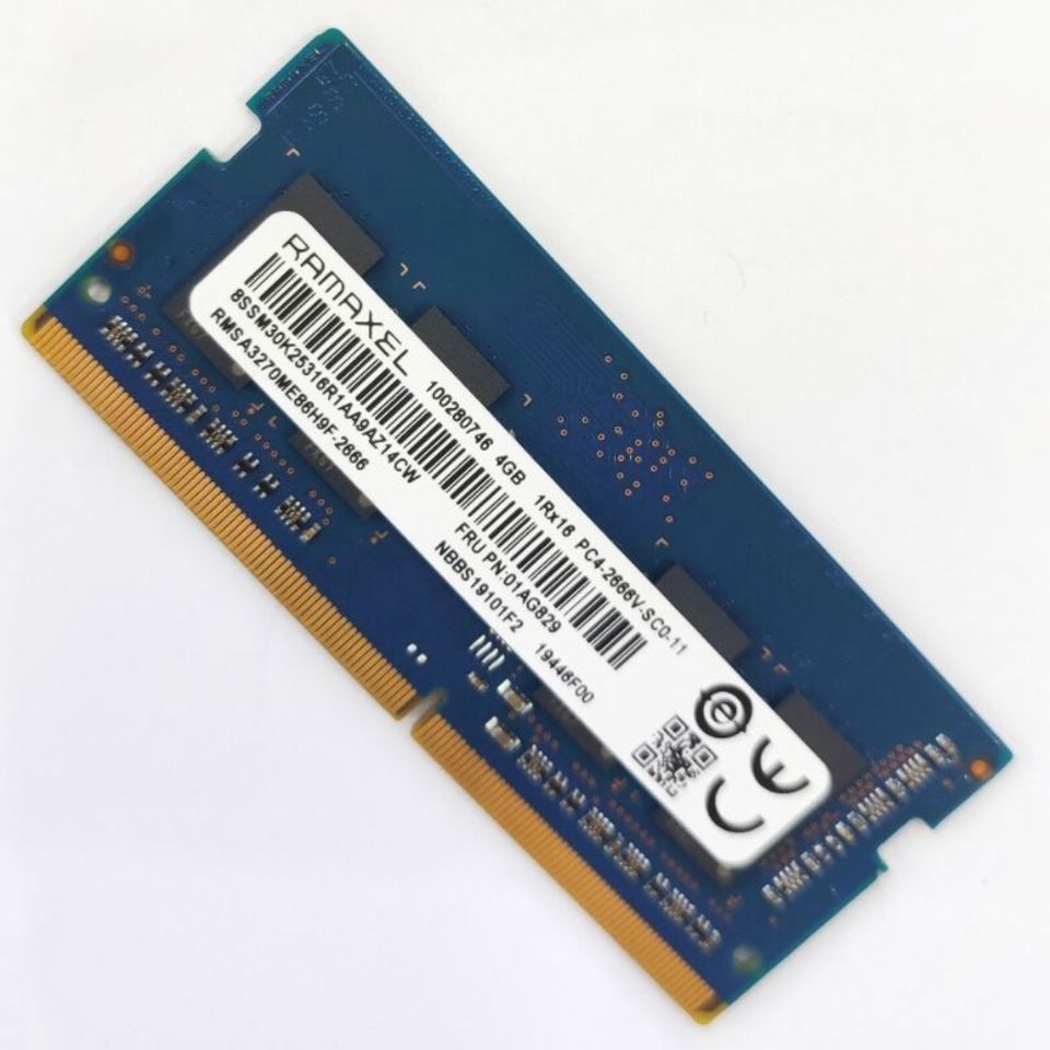 Ramaxel RAMS DDR4 4GB 2666MHz laptop memory ddr4 4gb 1Rx16 PC4