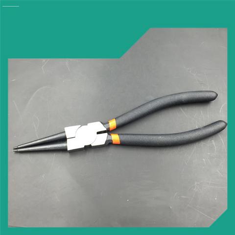 Набор плоскогубцев для снятия стопорного кольца Инструмент для установки внутреннего наружного кольца с прямым/ изогнутым наконечником Прецизионный подпружиненный инструмент