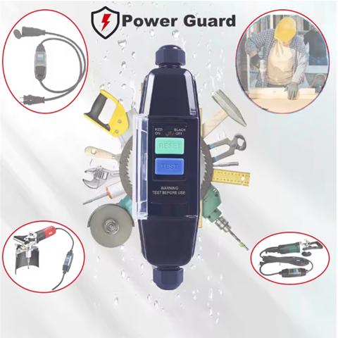 Встроенный разъем УЗО для защиты от поражения электрическим током, защита от остаточного тока 30 мА, Промежуточный предохранительный выключатель PRCD для наружного применения