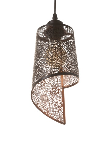 2 шт. Светильник 'Манчестер' (Вышивка) 1x40 Вт Е27 черный 12.5x12.5x24+100 см