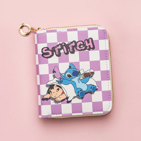 Cartoon coin purse Кошелек Из ПУ КоротКой Молнией Новая Модель 2025 Года МультфильМа Свежий Милый Симпатичный С Отделением Монет