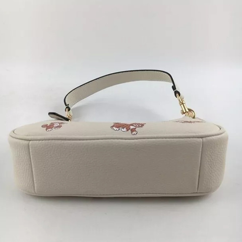 Сумка Coach через плечо с принтом танцующего котенка CC777 цвета слоновой кости 2Way