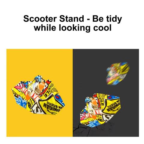 Подставка для скутера, поддержка парковки, держатель для самоката, противоскользящая стойка для скутера, напольные аксессуары для хранения